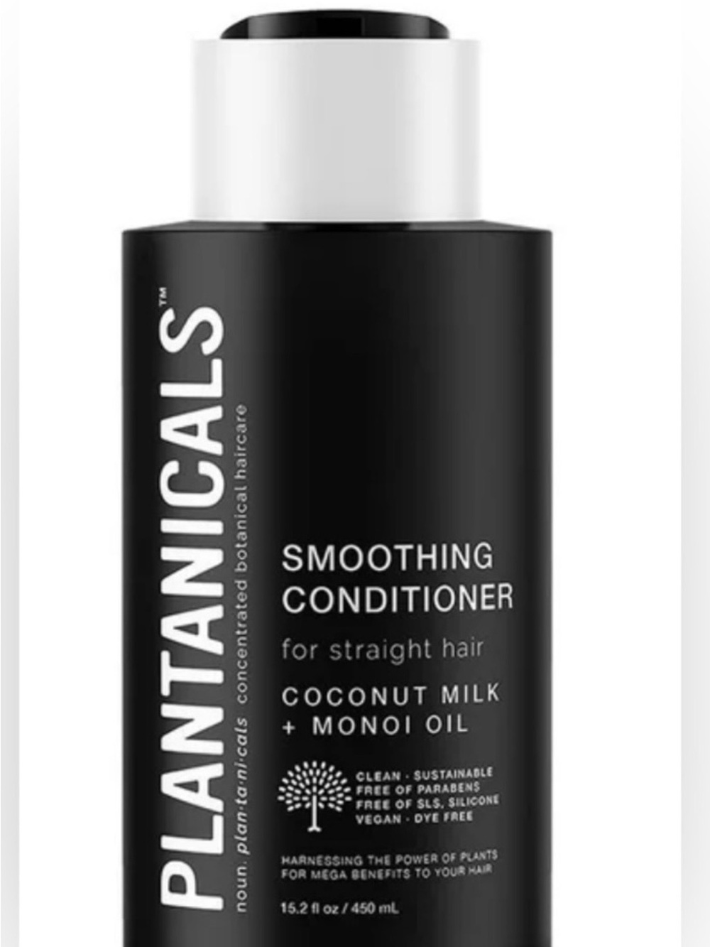 Plantanicals Smoothing Conditioner for Straight Hair - Black